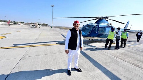 Akhilesh Yadav: ‘My Helicopter Has Been Halted In Delhi Without Any Reason’