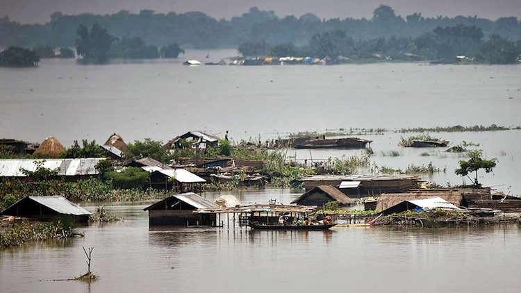 Over 1.33 Lakh People Affected Across 11 District Due To Assam Floods