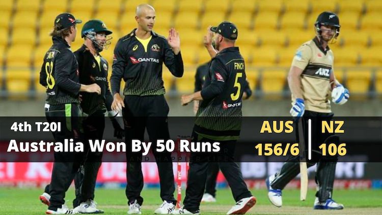 Australia Beat New Zealand By 50 Runs In 4th T20I