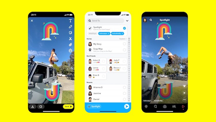 Snapchat Launches ‘Spotlight’; Creators To Get $1 Million For Viral Posts