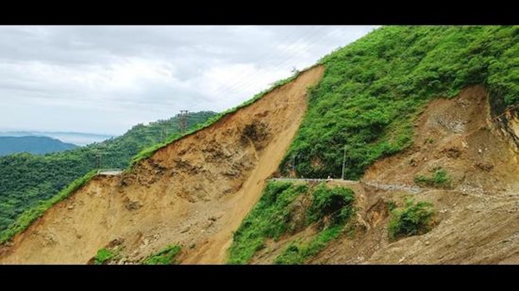 NH-707 Temporarily Closed As Heavy Landslide Hits Himachal Pradesh’s Sirmaur District