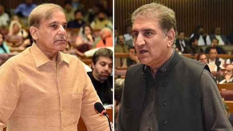 PML-N's Shehbaz Sharif, PTI's Qureshi File Nomination Papers For PM's Post