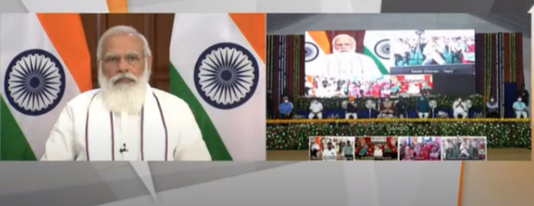 PM Modi Claims PM-GKAY Won’t Let Anyone Sleep Hungry While Interacting With Beneficiaries  