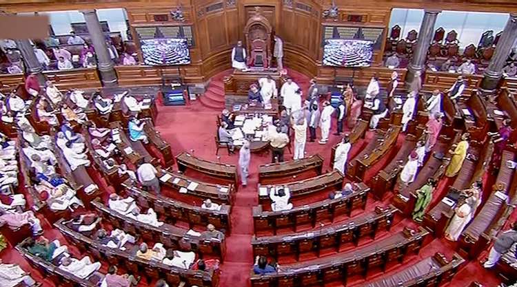 Trinamool’s 6 Rajya Sabha MPs Suspended For Today Due To “Disorderly” Conduct