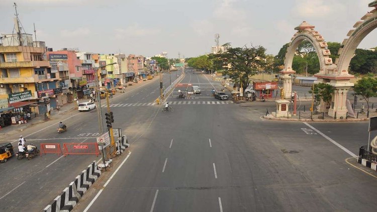Lockdown Extended in Tamil Nadu by a Week
