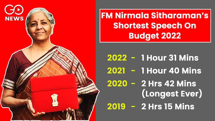 FM Nirmala Sitharaman’s Shortest Speech On Budget 2022