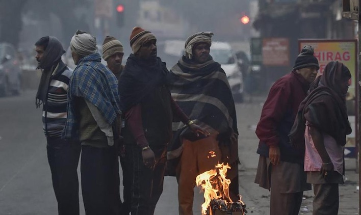 No Relief From Cold Wave In North India, IMD Predicts Light Rainfall In Delhi Today 