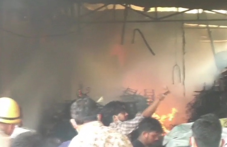 UP: Fire Breaks Out In Noida Toy Manufacturing Factory, Fire Fighting Operation Underway