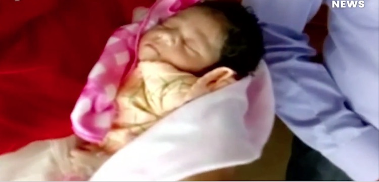 Newborn Girl Rescued From Drain In UP