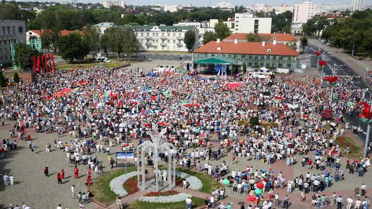 Massive Protests Rock Belarus, President Seen Carr