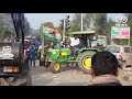 Farmers Tractor Rally: Tractor Loses Control Durin
