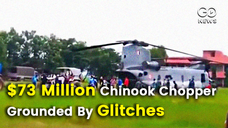 Chinook Chopper Bihar Landing 