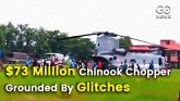 Faulty Chinook Helicopter Lands In Buxar, Bihar