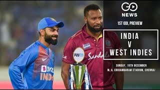 India Vs West indies 1st ODI (Preview)