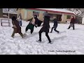 Kargil: Braving Cold, Children Enjoy Football At -