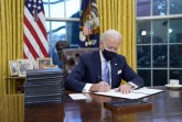 First Day In Office: US President Joe Biden Signs 