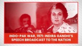 Indo-Pak War, 1971: Indira Gandhi’s Speech Broadca