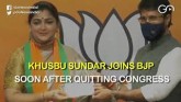 Khusbu Sundar Joins BJP Soon After Quitting Congre