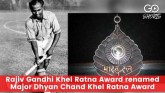 Rajiv Gandhi Khel Ratna Award Renamed After Hockey