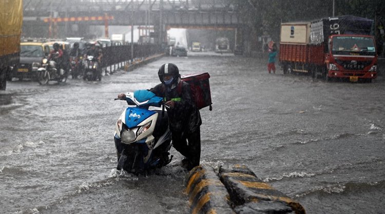 rains halted Mumbai's speed, inflow of water into 