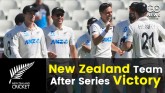 New Zealand Team after first Test series win in En