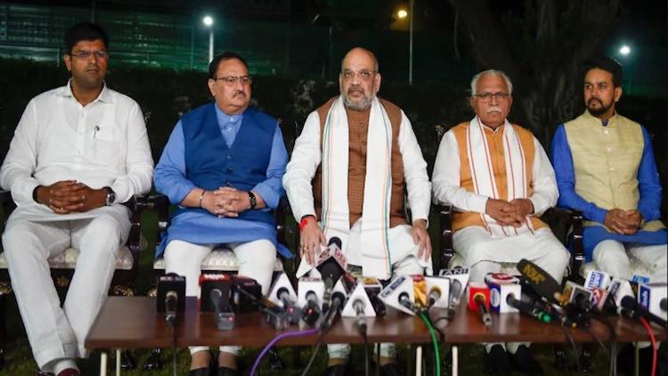 BJP-JJP Join Hands To Form Next Haryana Government