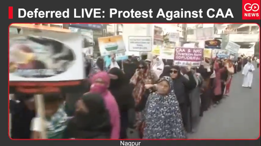 Deferred LIVE: Protest Against CAA