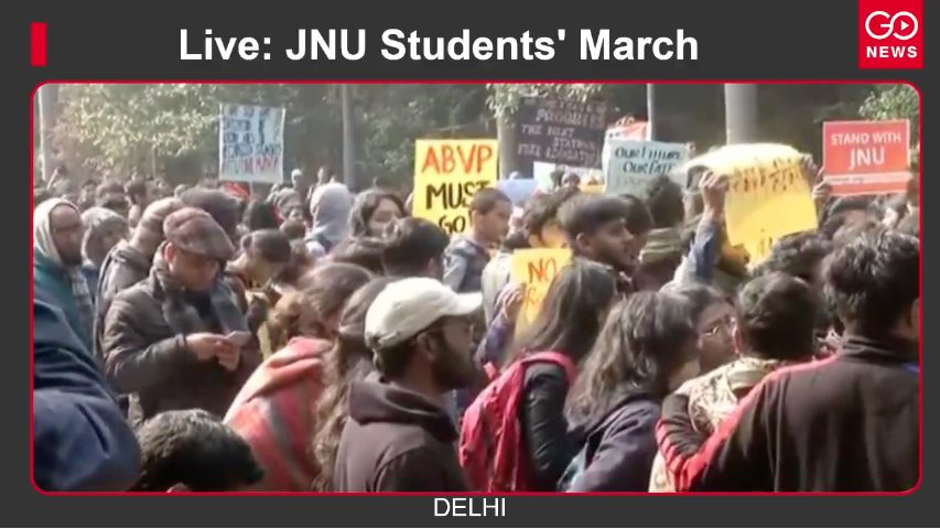 Live: JNU Students' March