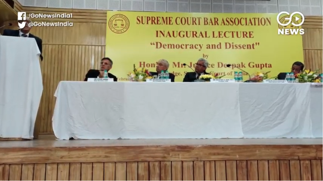 Justice Deepak Gupta On Democracy And Dissent