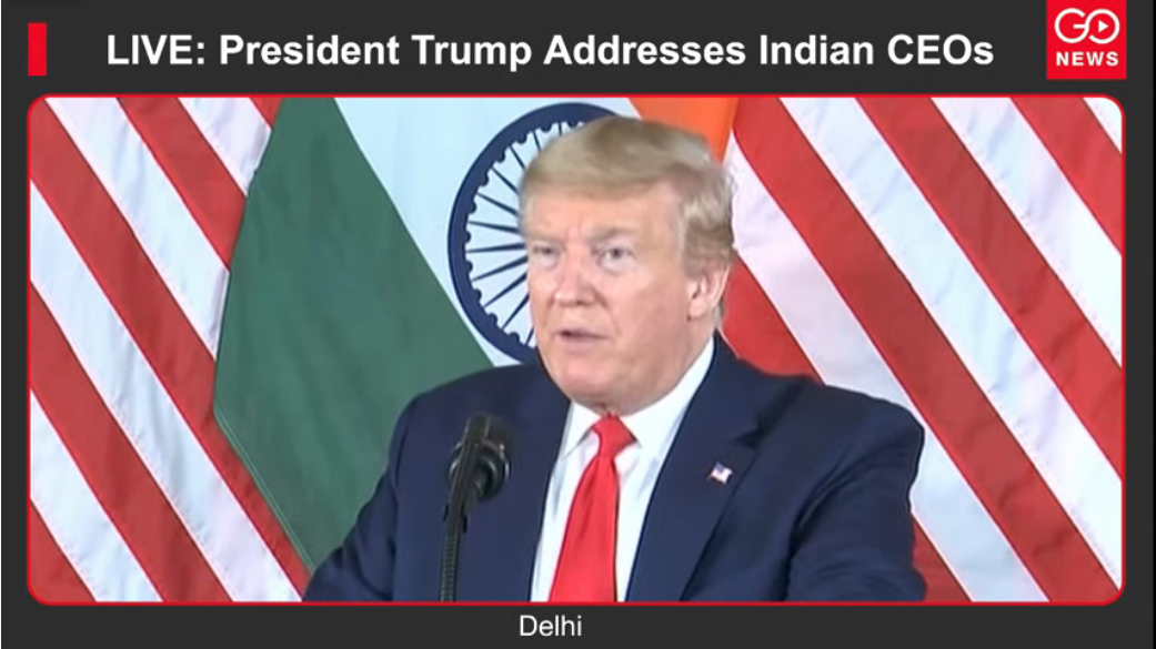 LIVE: President Trump Addresses India CEOs