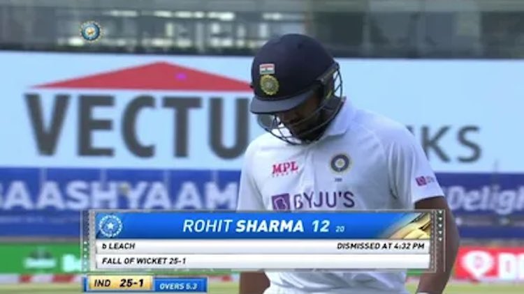 IND vs ENG, 1st Test: India Lose Rohit Sharma Early, Need ...