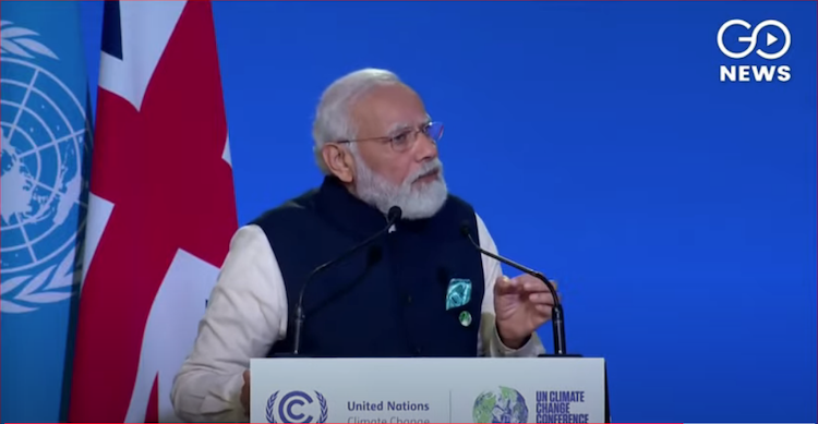 PM Modi Live At COP 26 COnference Glasgow UK