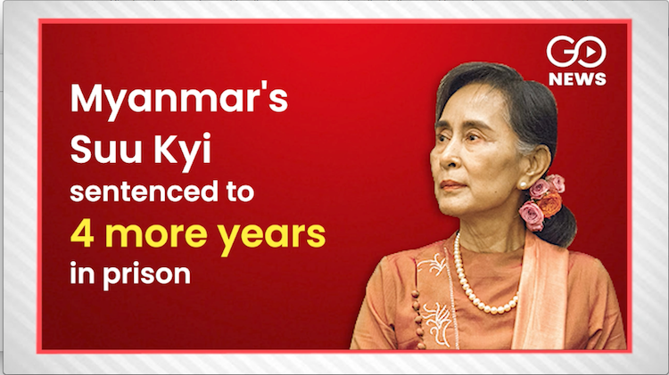Suu Kyi Myanmar Sentenced To 4 Yrs By Military Jun