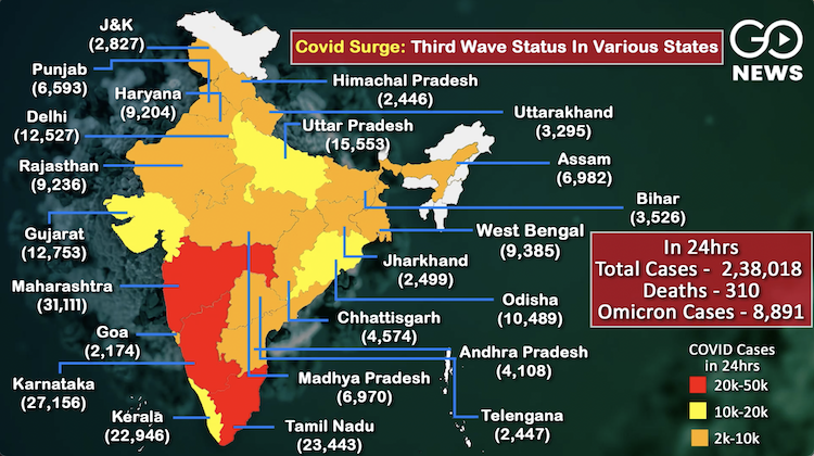 COVID 19 Coronavirus India Cases Update 24 Hours 