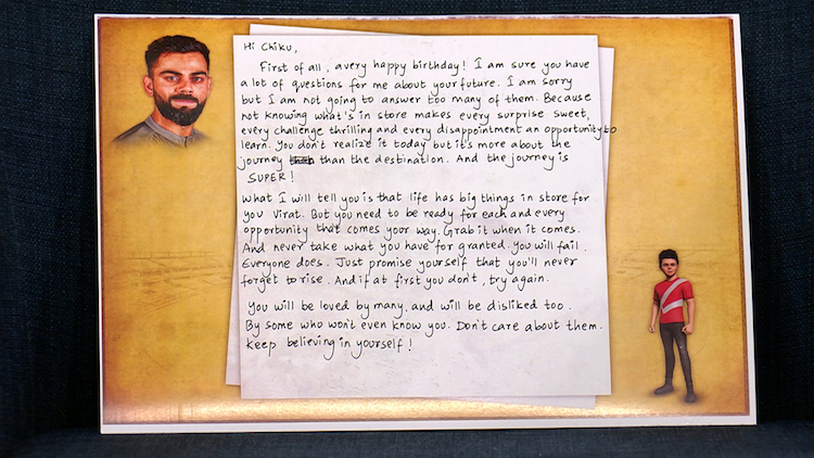 Virat Kohli's Letter To His 15-Year Old Self On Hi