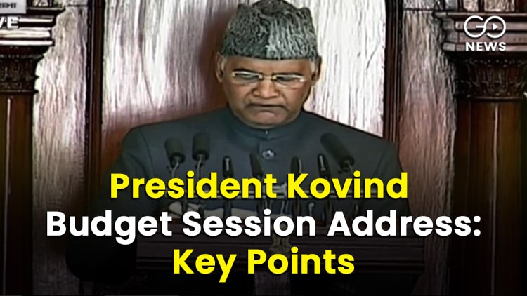 Budget Session 2022 Parliament LIVE President Kovi