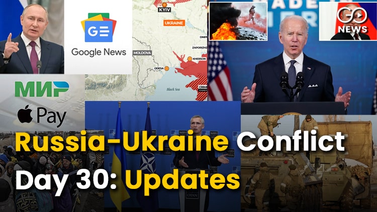 Russia Ukraine War news Updates Day 30 Putin Zelen