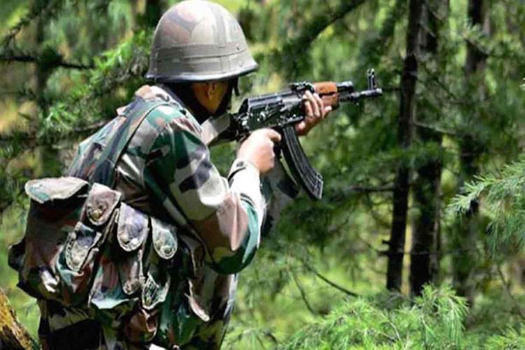 An Indian soldier martyred in Naushera sector in P
