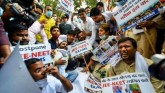 Lucknow: Lathi-Charge Against Samajwadi Party Work