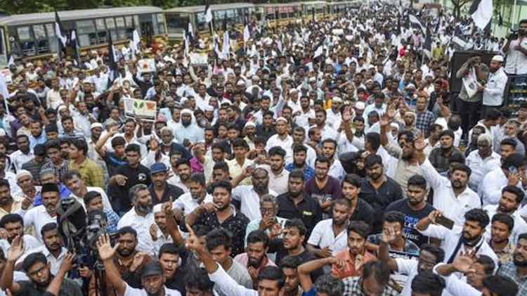 Protest in Chennai against citizenship law