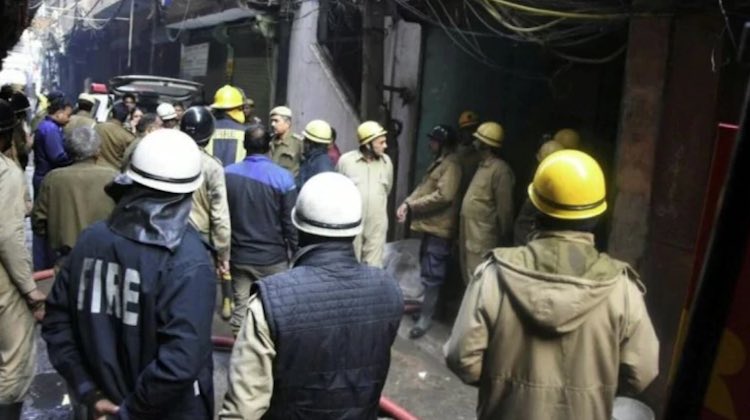 FACTORY FIRE CLAIMS 43 LIVES IN NORTH DELHI
