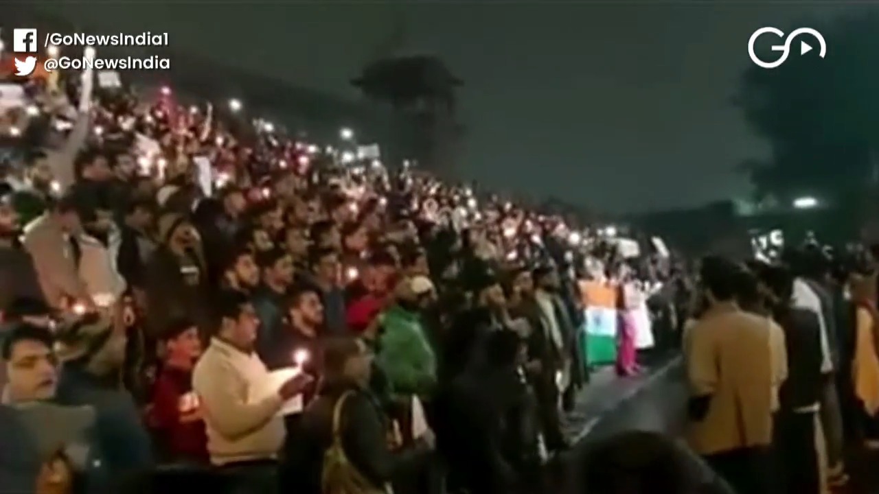 Candle Light March To Jama Masjid Ends With Nation