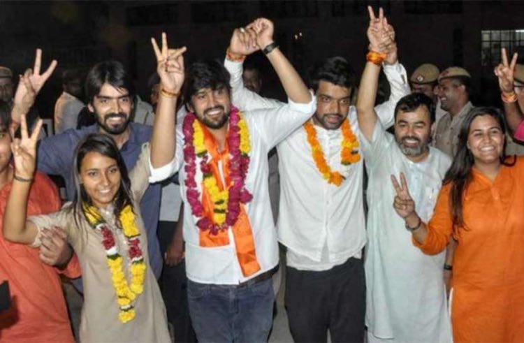 ABVP waved once again in DU student union election
