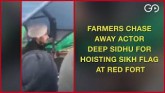 Viral Video: Farmers Chase Away Deep Sidhu For Hoi