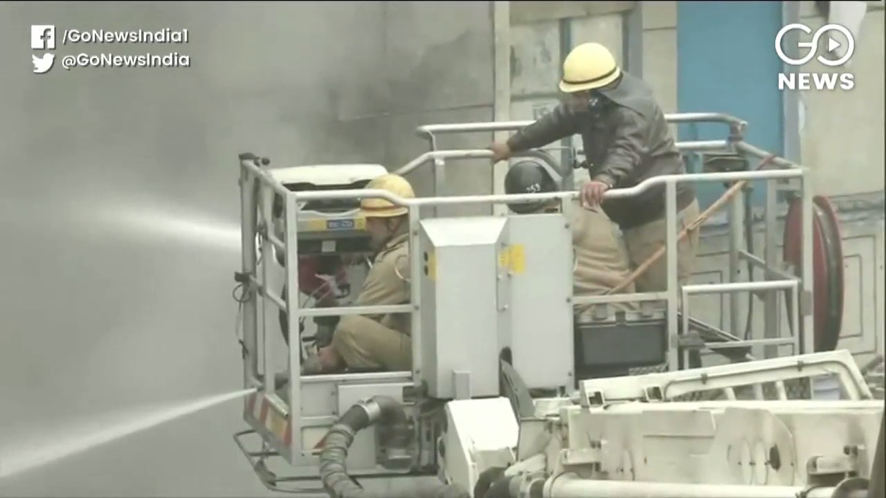 Delhi: Fire Breaks Out At Narela Industrial Area