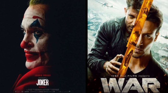 The Bollywood film 'WAR' and the Hollywood film 'J