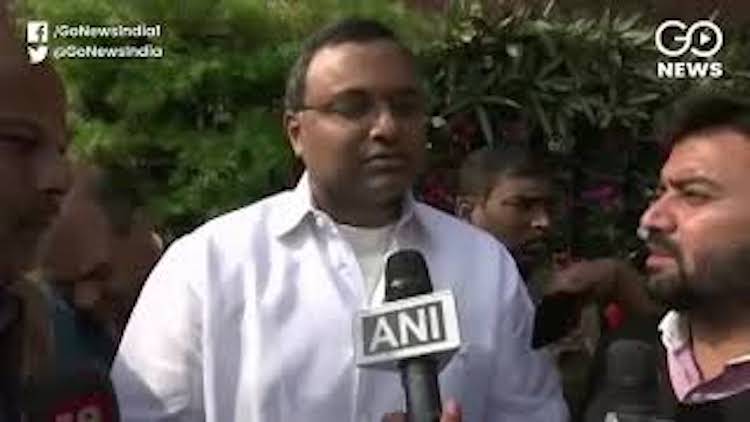 'Relieved' Says Son Karti After Chidambaram's Bail