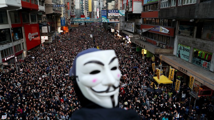 Pro-Democracy Supporters Flood The Streets Of Hong