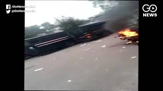 Lawyers & Police Clash At Delhi's Tis Hazari Court