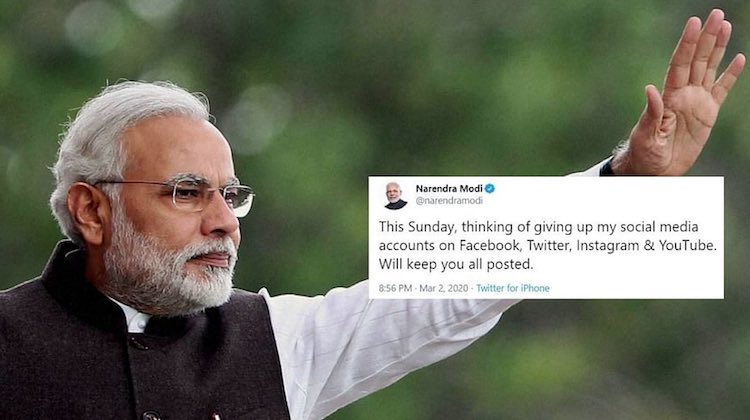 Rahul Gandhi's tweet on leaving social media platf